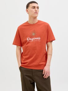 Jack & Jones Gedruckt T-shirt -Summer Fig - 12276497