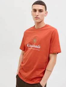 Jack & Jones Gedruckt T-shirt -Summer Fig - 12276497