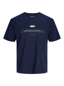 Jack & Jones Printed T-shirt -Navy Blazer - 12276499
