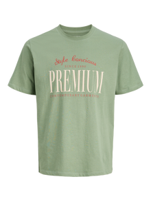 Jack & Jones T-shirt Koszulki z nadrukiem -Hedge Green - 12276500
