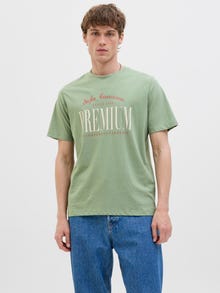 Jack & Jones T-shirt Koszulki z nadrukiem -Hedge Green - 12276500