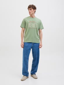 Jack & Jones T-shirt Koszulki z nadrukiem -Hedge Green - 12276500