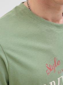 Jack & Jones T-shirt Koszulki z nadrukiem -Hedge Green - 12276500