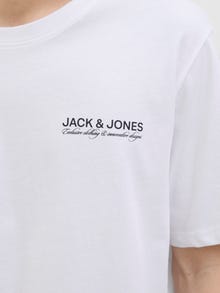 Jack & Jones Painettu T-paita -White - 12276502
