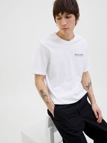 Jack & Jones Painettu T-paita -White - 12276502