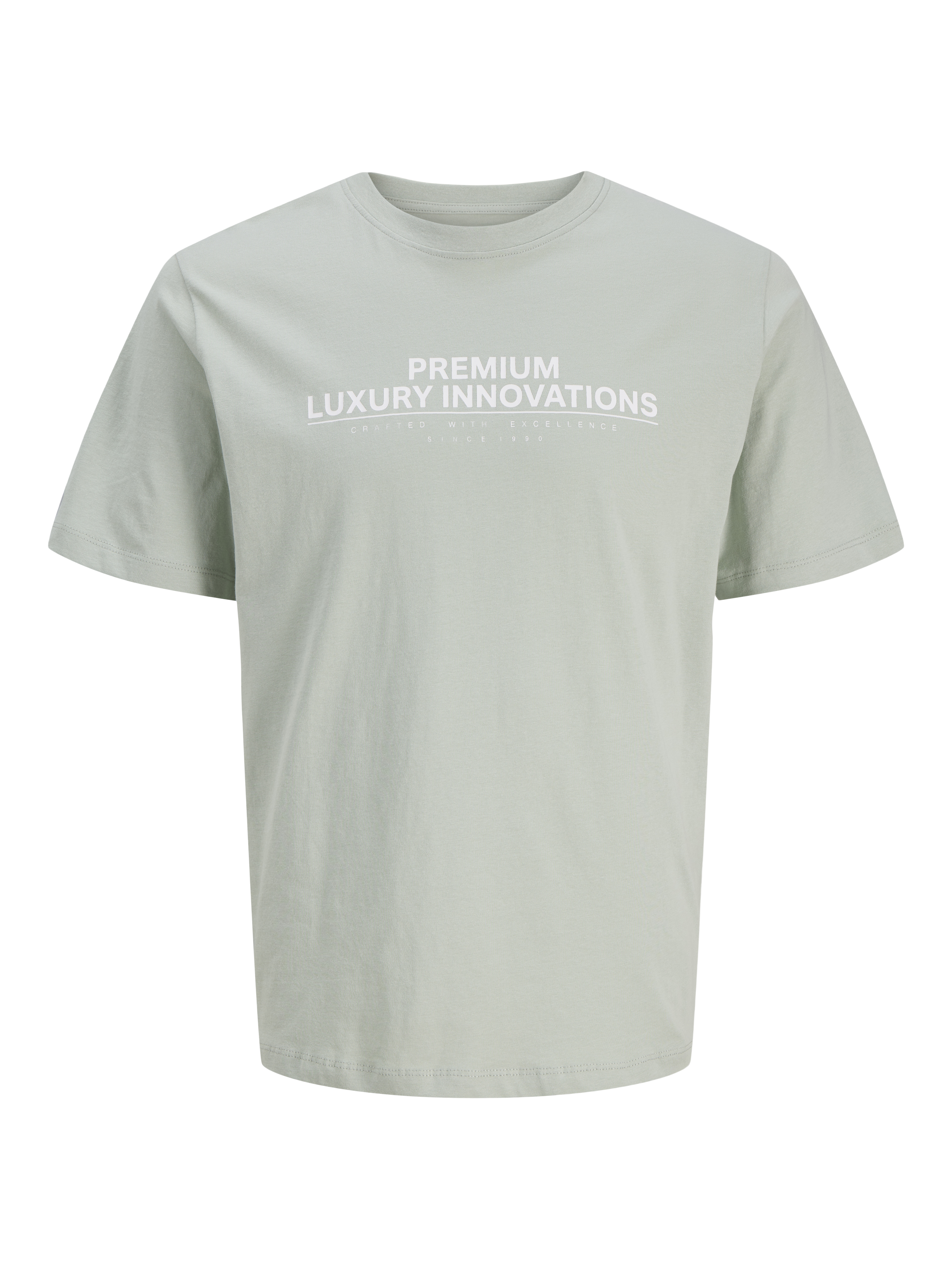 Gedruckt Rundhalsausschnitt T-shirt