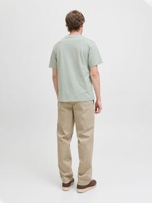 Jack & Jones Bedrukt T-shirts -Aqua Gray - 12276502
