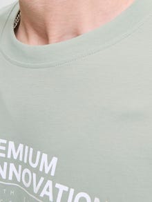 Jack & Jones Bedrukt T-shirts -Aqua Gray - 12276502