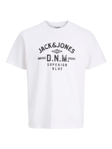 Jack & Jones μπλουζάκι -White - 12276503
