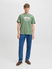 Jack & Jones Printed T-shirt -Hedge Green - 12276503