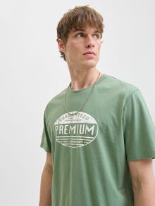 Jack & Jones Printed T-shirt -Hedge Green - 12276503