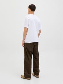 Jack & Jones T-shirt Imprimé Col ras du cou -Bright White - 12276504