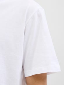 Jack & Jones T-shirt Imprimé Col ras du cou -Bright White - 12276504