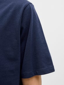 Jack & Jones Gedruckt Rundhalsausschnitt T-shirt -Navy Blazer - 12276504