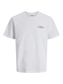 Jack & Jones Gedrukt T-shirts -White - 12276506