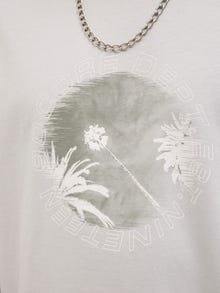 Jack & Jones Gedruckt Rundhalsausschnitt T-shirt -Vapor Blue - 12276509