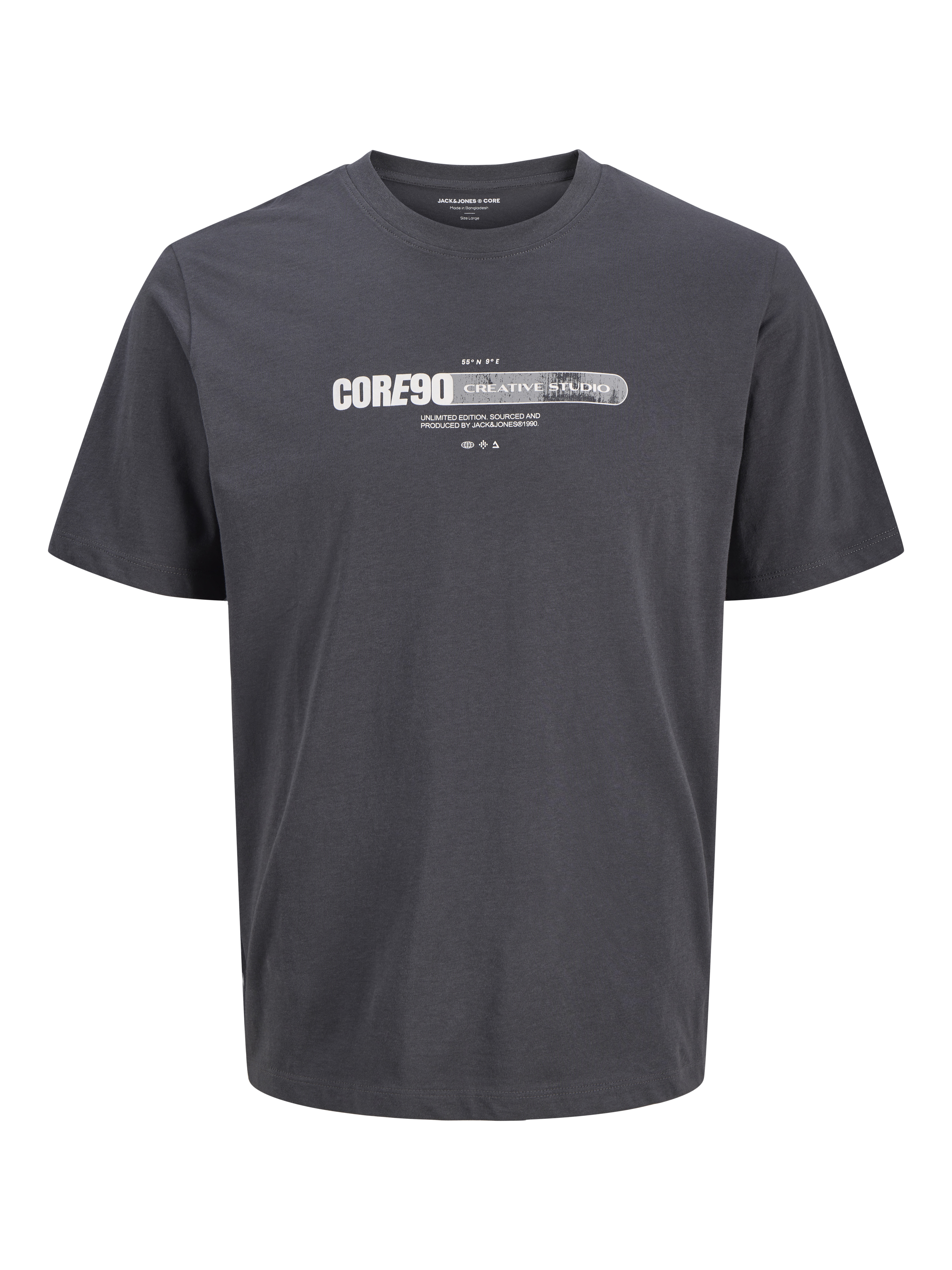 Tシャツ・カットソー NOT4NERD Split TShirts Grey TS096GR jackjones-