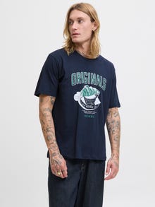 Jack & Jones Bedrukt T-shirts -Navy Blazer - 12276510