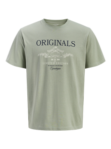 Jack & Jones Bedrukt T-shirts -Seagrass - 12276510