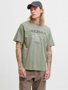 Jack & Jones Bedrukt T-shirts -Seagrass - 12276510