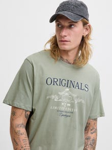 Jack & Jones Bedrukt T-shirts -Seagrass - 12276510