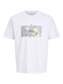 Jack & Jones T-shirt Koszulki z nadrukiem -Bright White - 12276512