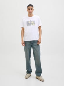 Jack & Jones T-shirt Koszulki z nadrukiem -Bright White - 12276512