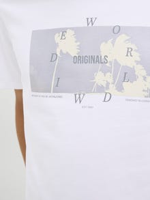 Jack & Jones T-shirt Koszulki z nadrukiem -Bright White - 12276512