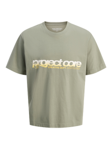 Jack & Jones Gedruckt T-shirt -Shadow - 12276522