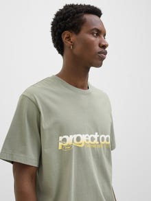 Jack & Jones Gedruckt T-shirt -Shadow - 12276522