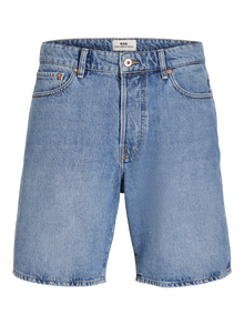R.D.D. ROYAL DENIM DIVISION Relaxed Fit Jeans-Shorts -Light Blue Denim - 12276531