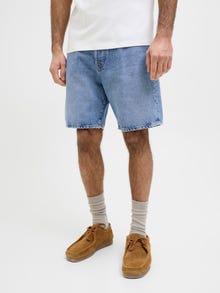 R.D.D. ROYAL DENIM DIVISION Relaxed Fit Jeans-Shorts -Light Blue Denim - 12276531