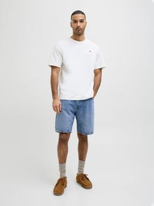 R.D.D. ROYAL DENIM DIVISION Relaxed Fit Jeans-Shorts -Light Blue Denim - 12276531