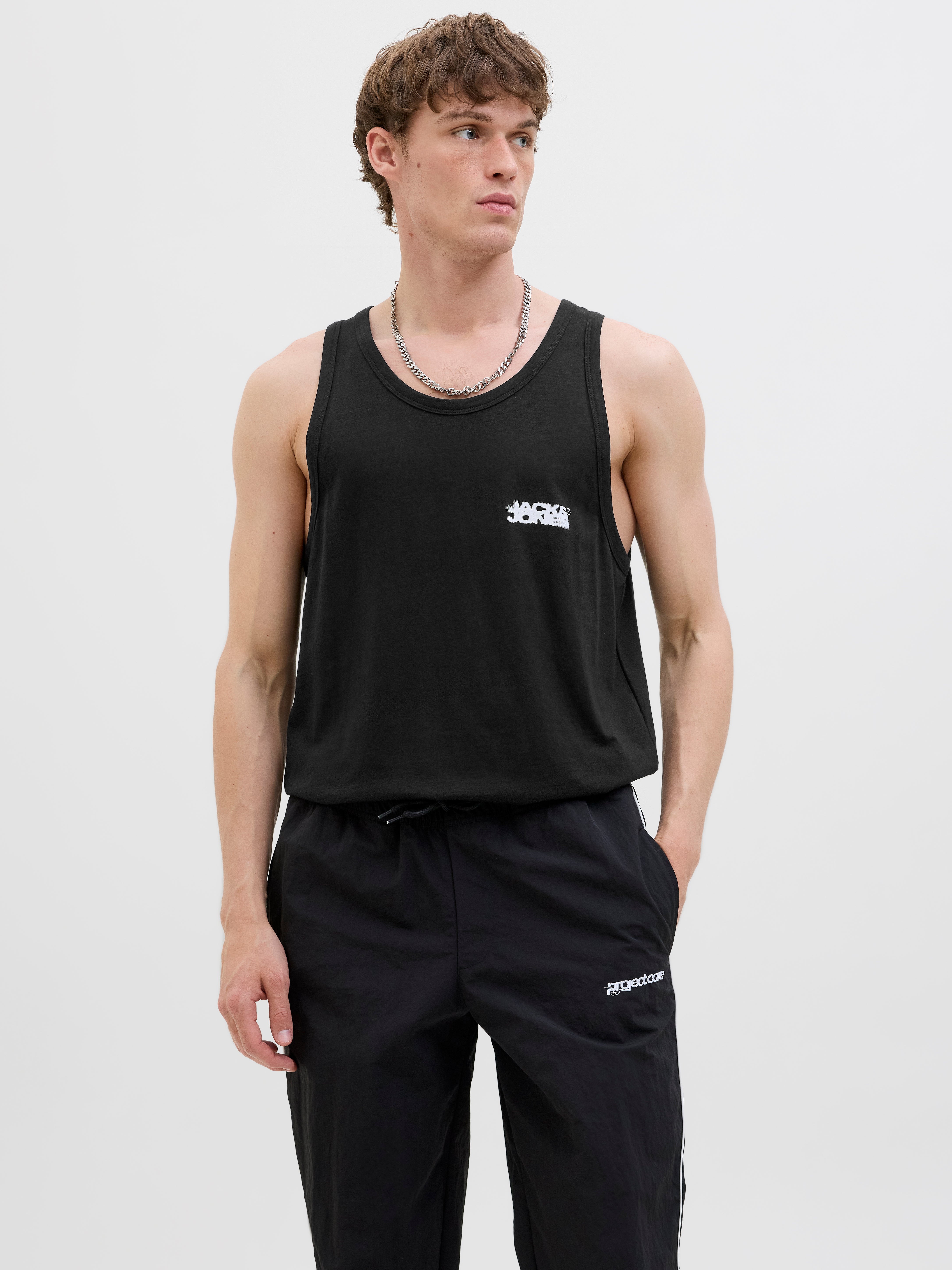 Logo Rundhalsausschnitt Tanktop