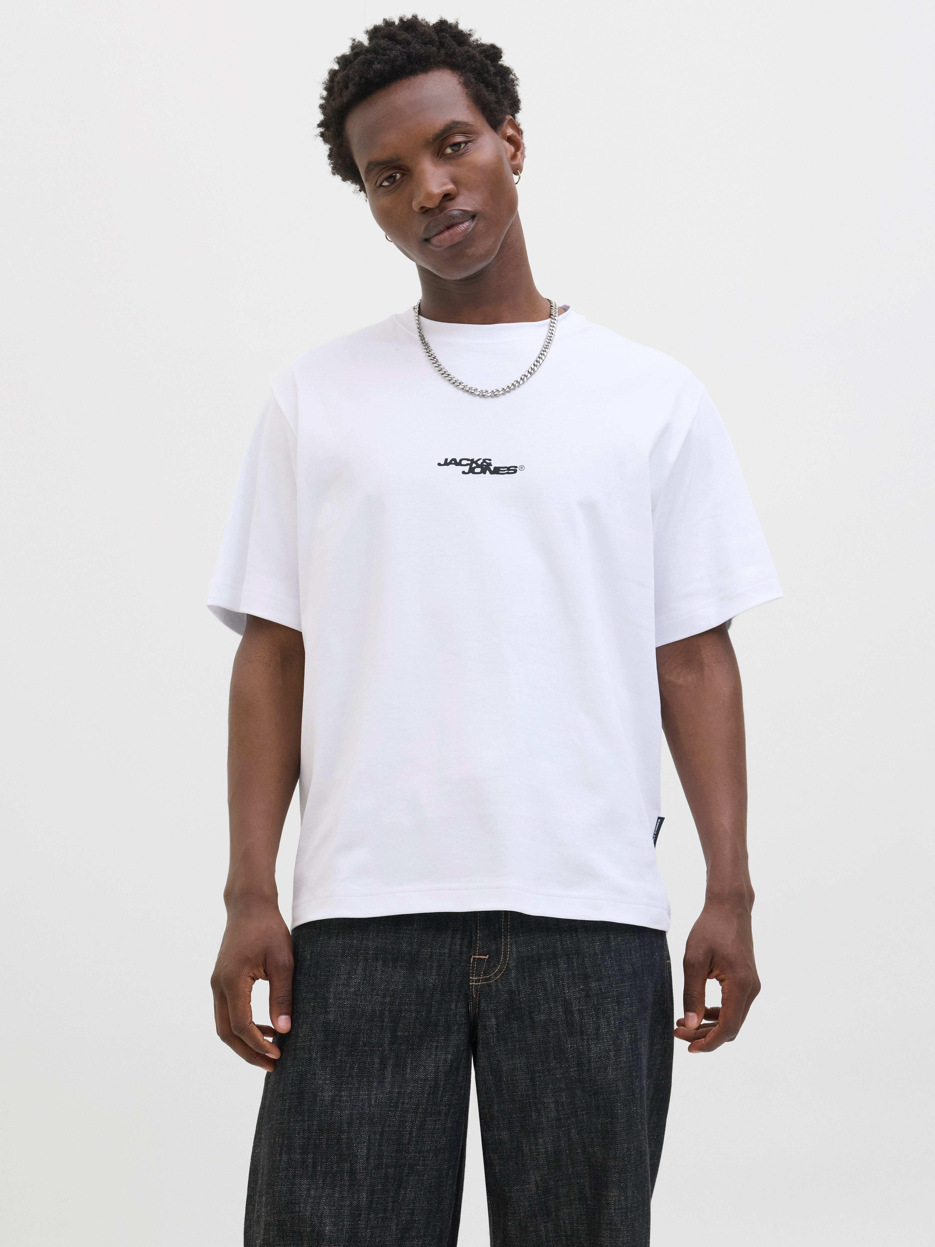 Gedruckt Rundhalsausschnitt T-shirt