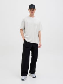 Jack & Jones Printed Crew neck T-shirt -Gray Dawn - 12276738