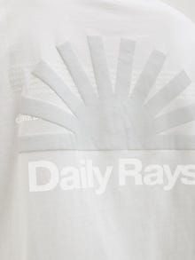 Jack & Jones Printed Crew neck T-shirt -Gray Dawn - 12276738