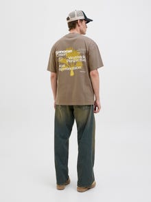 Jack & Jones T-shirt -Desert Taupe - 12276762
