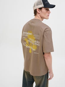Jack & Jones μπλουζάκι -Desert Taupe - 12276762