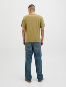 Jack & Jones T-shirt Logo Col ras du cou -Cedar - 12276784