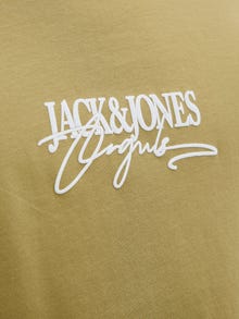 Jack & Jones T-shirt Logo Col ras du cou -Cedar - 12276784