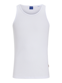 Jack & Jones Einfarbig Tanktop -Bright White - 12276790