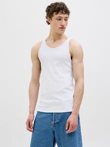 Jack & Jones Einfarbig Tanktop -Bright White - 12276790
