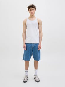Jack & Jones Einfarbig Tanktop -Bright White - 12276790