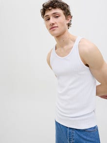 Jack & Jones Einfarbig Tanktop -Bright White - 12276790