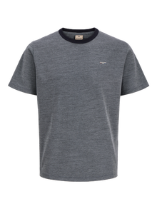 Jack & Jones Logo Round Neck T-shirt -Maritime Blue - 12276801