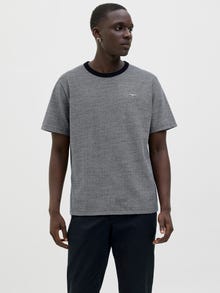 Jack & Jones Logo Round Neck T-shirt -Maritime Blue - 12276801
