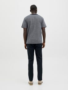 Jack & Jones Logo Round Neck T-shirt -Maritime Blue - 12276801