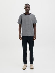 Jack & Jones Logo Round Neck T-shirt -Maritime Blue - 12276801