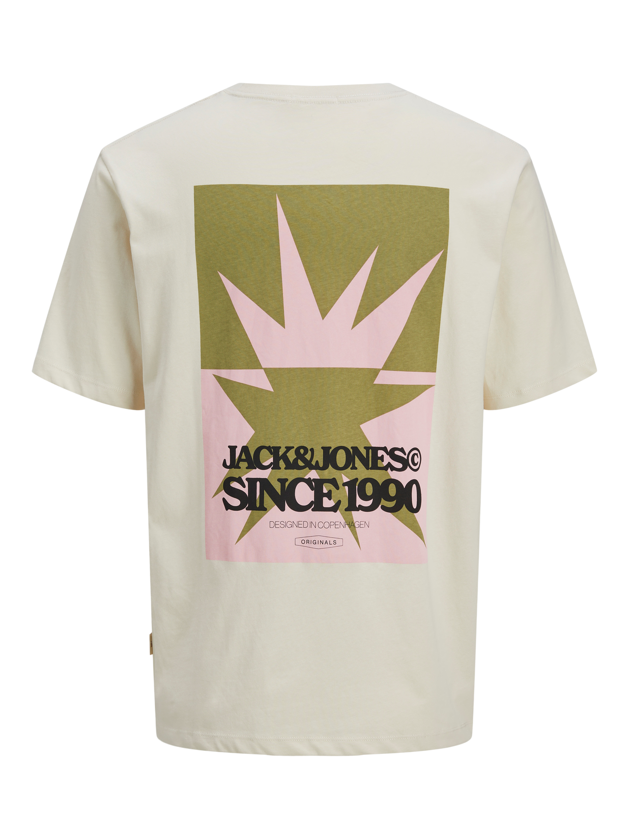 Jack & Jones T-SHIRT T-SHIRT - T-shirt imprimé - bright white/écru Jack & Jones T-SHIRT T-SHIRT - T-shirt imprimé - bright white/écru